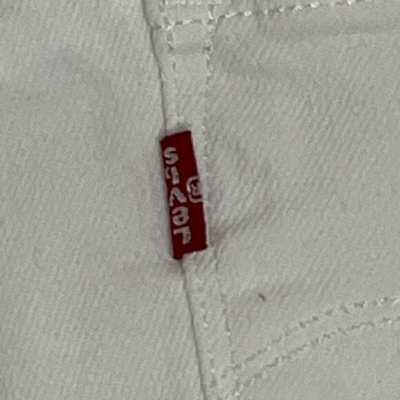 Levi’s vintage 90’s white Bermuda shorts size 31 - Picture 9 of 14